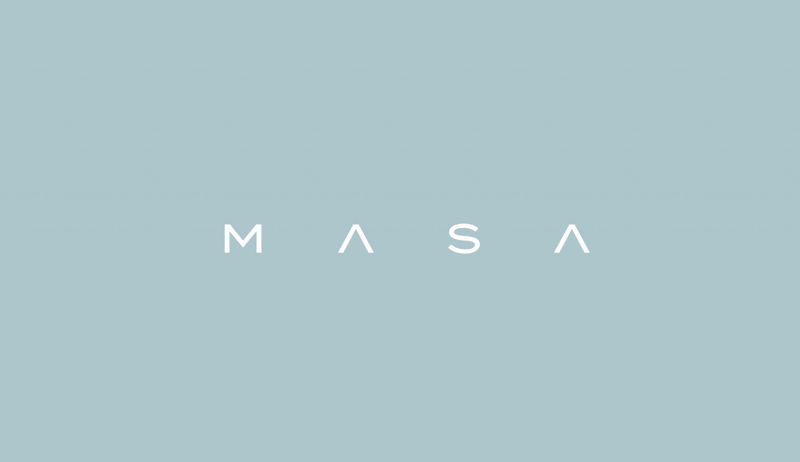 MASA dental clinic logo and brand identity