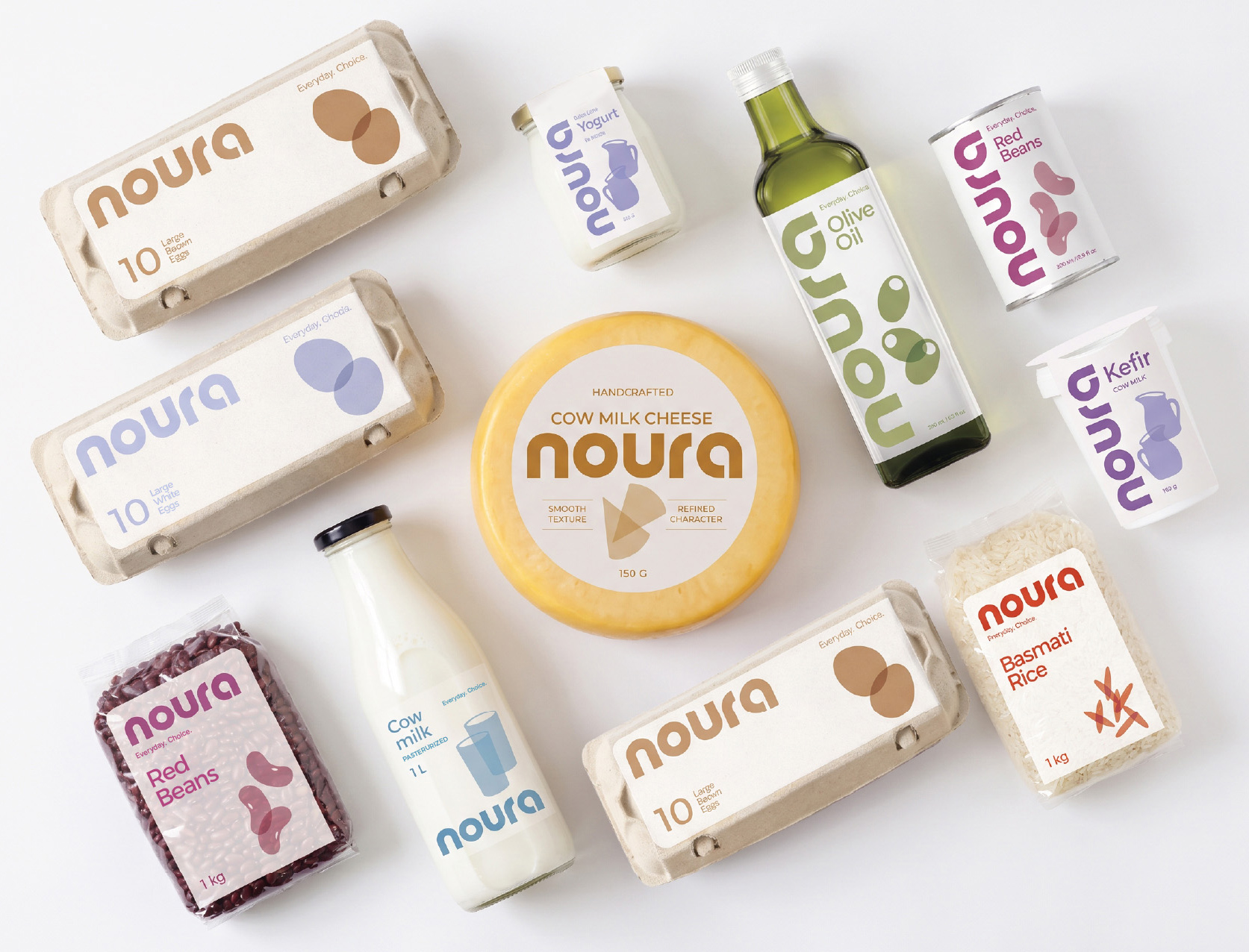 Noura private-label food brand packaging design